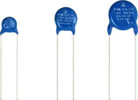 WKO Series EMI Suppression Capacitor, Ceramic Disc, Class X1, 440 VAC, Class Y2, 300 VAC
