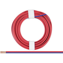 Donau 218-02 Strand 2x0.14 mm&#xB2; Red/Blue 5m