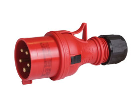 Wtyczka siłowa przenośna prosta TWIST WPP Typ B 16/5 16A/400V 3P+N+Z 922080 ELEKTROMET