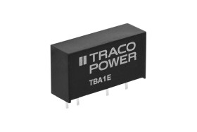 Przetwornica DC-DC, 1W, Uwe 21,6→ 26,4 V DC, Uwy ±5V dc, Iwy ±100mA, TRACOPOWER