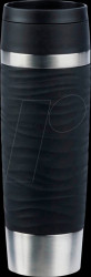 N2022500 EMSA Waves Grande insulated cup, black, 0.5 l