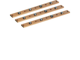 univers Szyna pozioma Cu do rozłączników listwowych NH1/2/3 2-pol. 40x10mm (3 szt) UM04M HAGER
