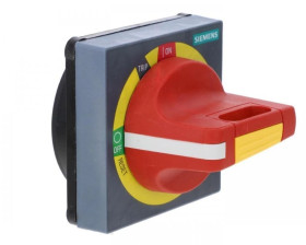 Pokrętło napędu drzwiowego awaryjne żółto-czerwone ze sprzęgłem 8UD1721-0AB15