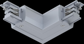 91370 ProRail3 L connector, 101x101 mm, max. 3680 W, silver