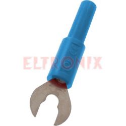 WTYK WIDEŁKOWY-GNIAZDO BANANOWE 4MM ADA3034-BL NIEBIESKI