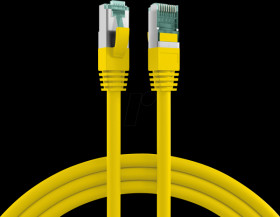 MK6001.1,5Y RJ45 Patch Cord Cat.6a S/FTP LSZH yellow 1,5m