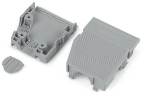 Obudowa złącza Obudowa zwalniająca naprężenia WAGO do użytku z: Złącza męskie i żeńskie