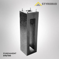 Fundament D16/100 (1000/260) 4xM20/160/TzN