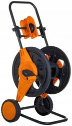 Wózek na wąż ogrodowy 1/2 bęben 60m na kółkach z prowadnicą zwijacz Schmith