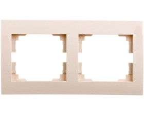LOGI Ramka podwójna pozioma Kremowy 021470003 25177