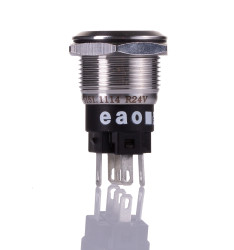 Nasadka przełącznika Chwilowy SPDT średnica wycięcia 19mm, montaż panelowy EAO