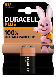 Bateria 9 V, 9V, Duracell MN1604, Duracell Plus Power 9V