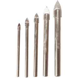 IRWIN&#xAE; 10507912 Glass &amp; Tile Drill Bit Set of 5