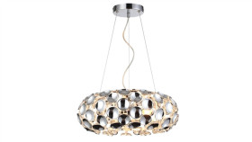 Chromowana Lampa Wisząca Ferrara Do Salonu 3Xe14 Lp-17060/3P Light Prestige