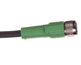 Kabel do czujnika 3P 5m wolny koniec przewodu gniazdo proste M8 SAC-3P- 5,0-PUR/M 8FS 1669628