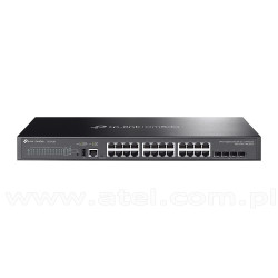 TP-Link SG5428X, Switch zarządzalny, 24x 10/100/1000 RJ-45, 4x slot SFP+ 10G, 19"