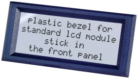 Ramka przednia Display Elektronik EA017-4UKE (S x W) 169 mm x 27 mm