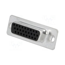 Gniazdo D-SUB DB26 26-pin 3-rzędwe gęste / MHHDS26-F-T-B-S