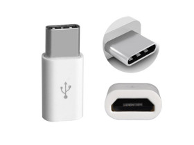Przejście wtyk USB typ-C - gniazdo micro USB