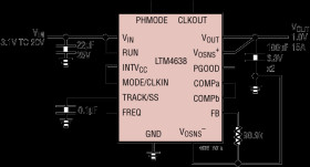 20V, 15A Step-Down DC/DC µModule Regulator