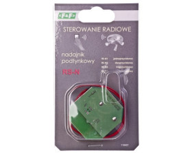 Nadajnik sterowania radiowego jednoprzyciskowy 3V CR2032 868MHz fi52 RS-N1