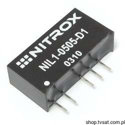 NIL1-0505-D1 DC-DC In=5V Out=5V 1W SIL5 NITROX