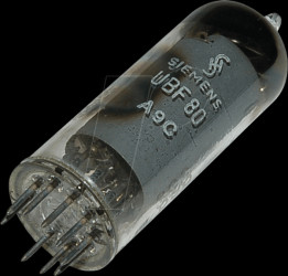 UBF80 Electron tube, multiple tube, Noval, 9-pin, 100 mA