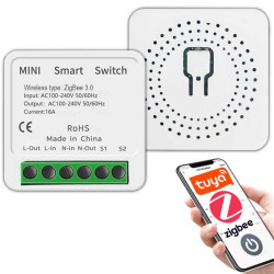 Przekaźnik ZigBee TUYA mini włącznik dopuszkowy sterownik światła 16A