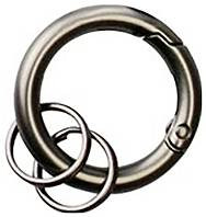 Basi Kółko do kluczy 0006-0155 4026434178838 szary (matowy), czarny 10 szt.