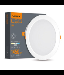 LED Oprawa downlight VIDEX-Oprawa downlight-LED-DLBR-184-18W-NW