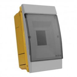 Rozdzielnica podtynkowa 4 modułowa IP40 szara 970.04 M-L 0803