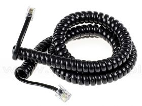 Przewód spiralny SP1-4/04 4,5m (czarny)