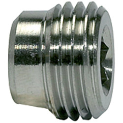 Locking screw, L 8 mm, 60 bar, stainless steel, for compressed air/liquids, 111651