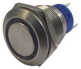 Nasadka przełącznika Chwilowy DPDT średnica wycięcia 19.2mm, montaż panelowy RS PRO