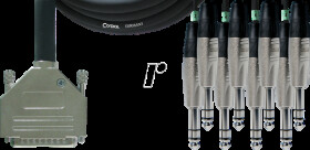 CFD 1,5 DVT CORDIAL 1x D-Sub, 1x 8x 6.3 mm Klinke stereo, 1,50m