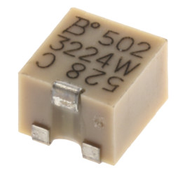 Potencjometr dostrojczy 5kΩ SMD 0.25W 12 -zwoje Regulacja górna