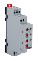 Timer Relay Szyna DIN 230 V ac, 24V ac/dc SPDT 3-stykowy RS PRO SPDT 1 → 100h 1 funkcyjny