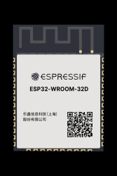 Espressif ESP32-WROOM-32D-N16 - moduł WiFi+BLE