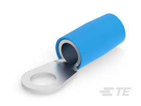 Zacisk oczkowy Ø , M12 (1/2) izolowany Niebieski TE Connectivity