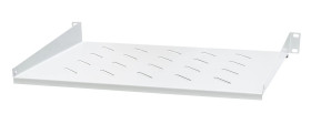 półka stała 19, 1U, o gł. 350 mm., mocowana z przodu RAL 7044 szary, EM/JE06-350