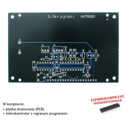 Interfejs wyświetlaczy graficznych LCD - PCB i mikroprocesor do projektu AVT 5093