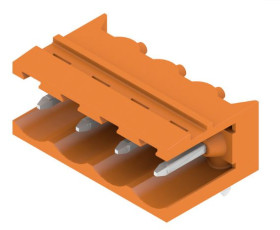 Wtyk PCB 4-pinowe raster: 5.08mm -rzędowe Weidmüller Przewlekany 18.0A 400.0 V.