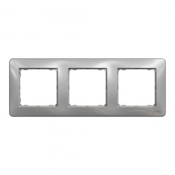 Ramka 3-krotna, srebrne aluminium, Sedna Design SDD313803