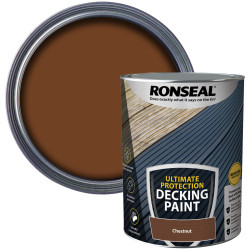Ronseal 39146 Ultimate Protection Decking Paint Chestnut 5 litre