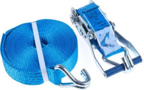 Taśma mocująca, 9m, Uchwyt hakowy, 50mm, 5000kg, PET, stal