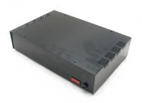 T301 Obudowa metalowa T-301 wymiary: 300 x 65 x 190 mm - czarna - wentylacja