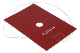 Silicone Heater Mat 240 V AC Rozmiar maty 100 x 150mm Prostokąt 50 W 100 x 150 mm