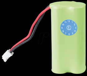 Cordless phone battery, NiMH, 2,4 V, 800 mAh