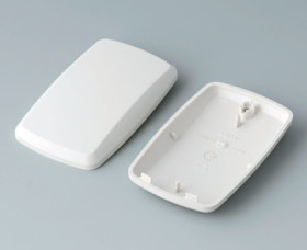ABS enclosure, (L x W x H) 68 x 42 x 18 mm, gray white (RAL 9002), B9004857