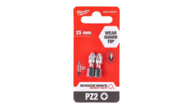 Bit, Grot, Końcówka Shockwave Pz2 25Mm 2 Szt.